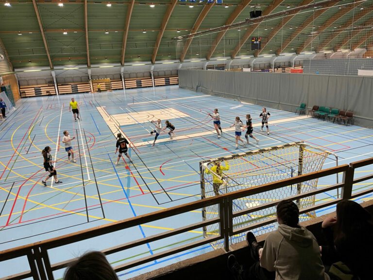 I helgen var det duket for håndballfest i Tromsø. Begge lag forteller til Avisa Lofoten at de har hatt godt utbytte av oppholdet. Foto: Leknes Håndballklubb