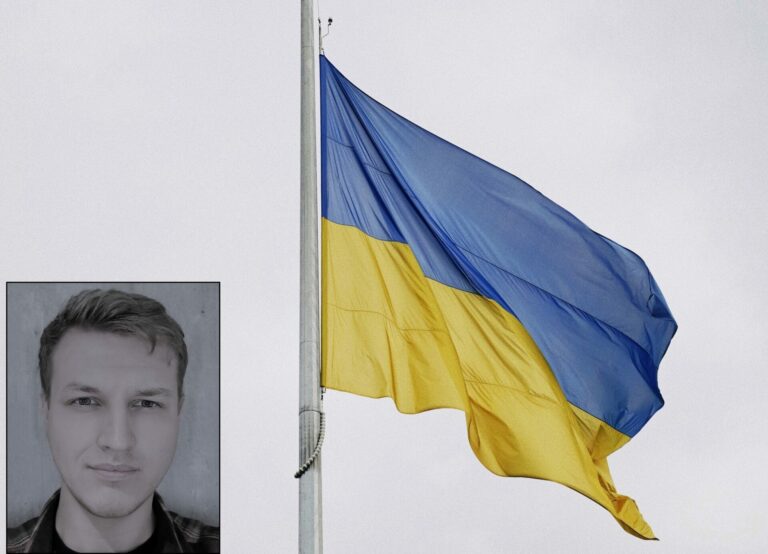 Ukrainsk flagg.
