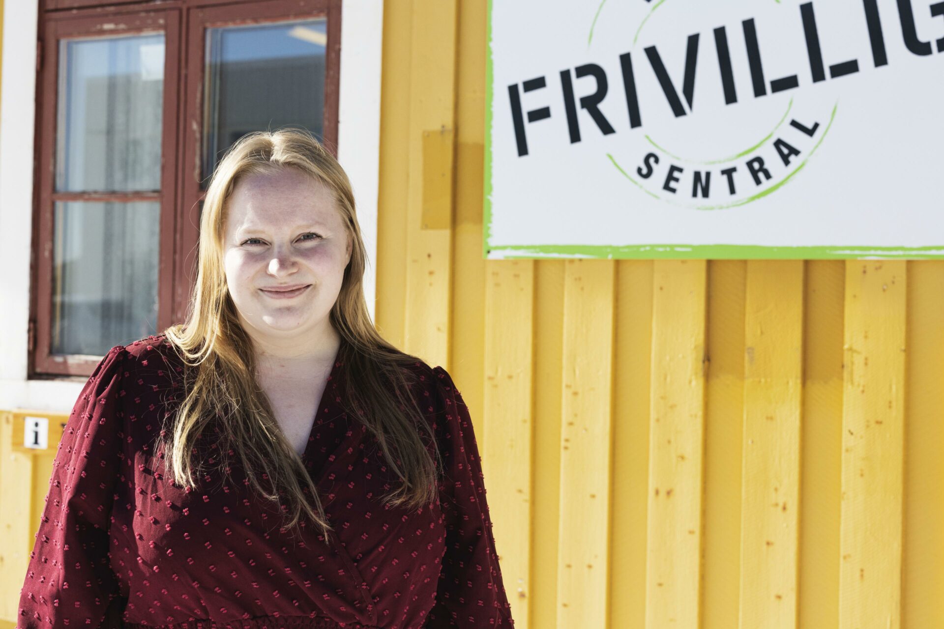 Daglig Leder for Frivillighetssentralen på Værøy, Ingrid Olsen.