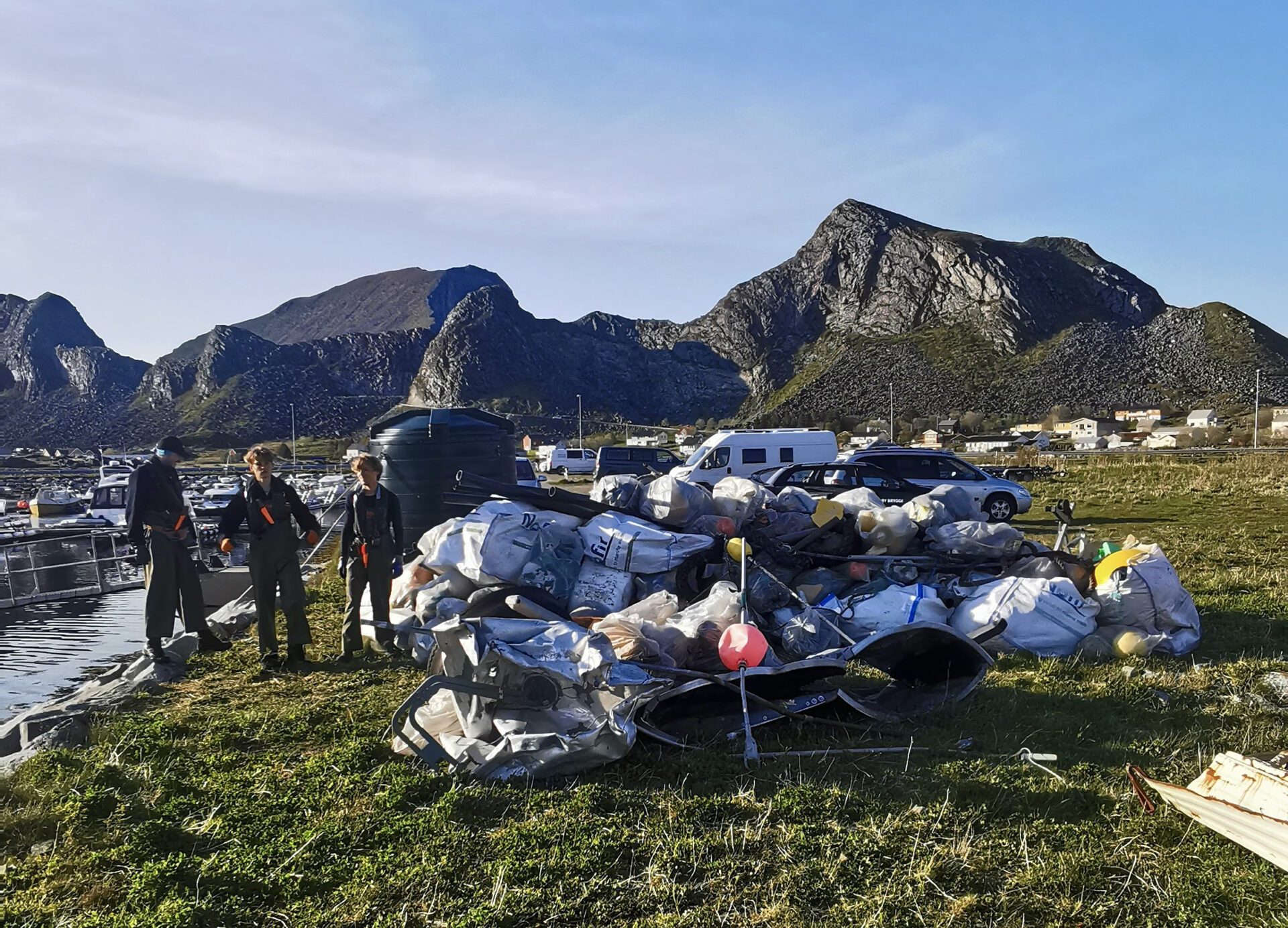 «In the Same Boat» har funnet mest fiskerisøppel på Værøy.