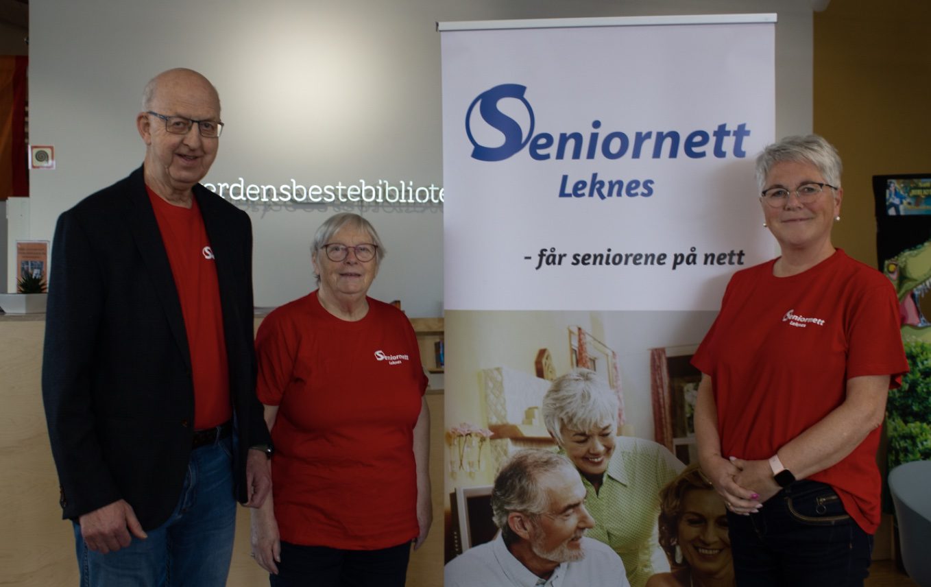 Leknes Seniornett arrangerte foredraget "Digital utestenging" sammen med Meieriet. Foto: Liliia Kondratenko